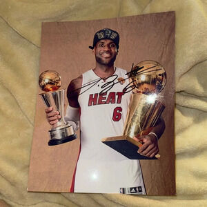 LeBron James autograph